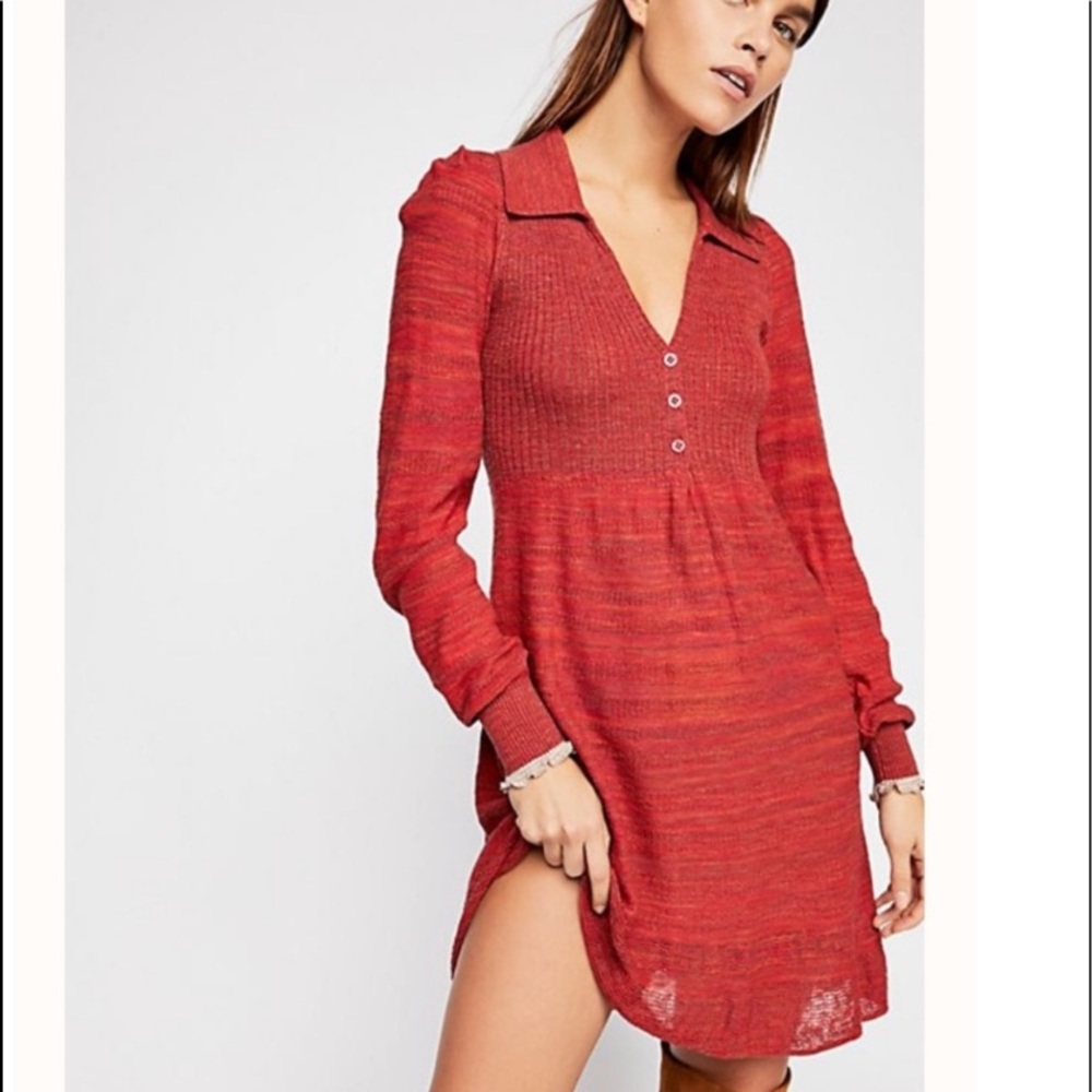 NWT Free People Rain or Shine Sweater Dress XSmall